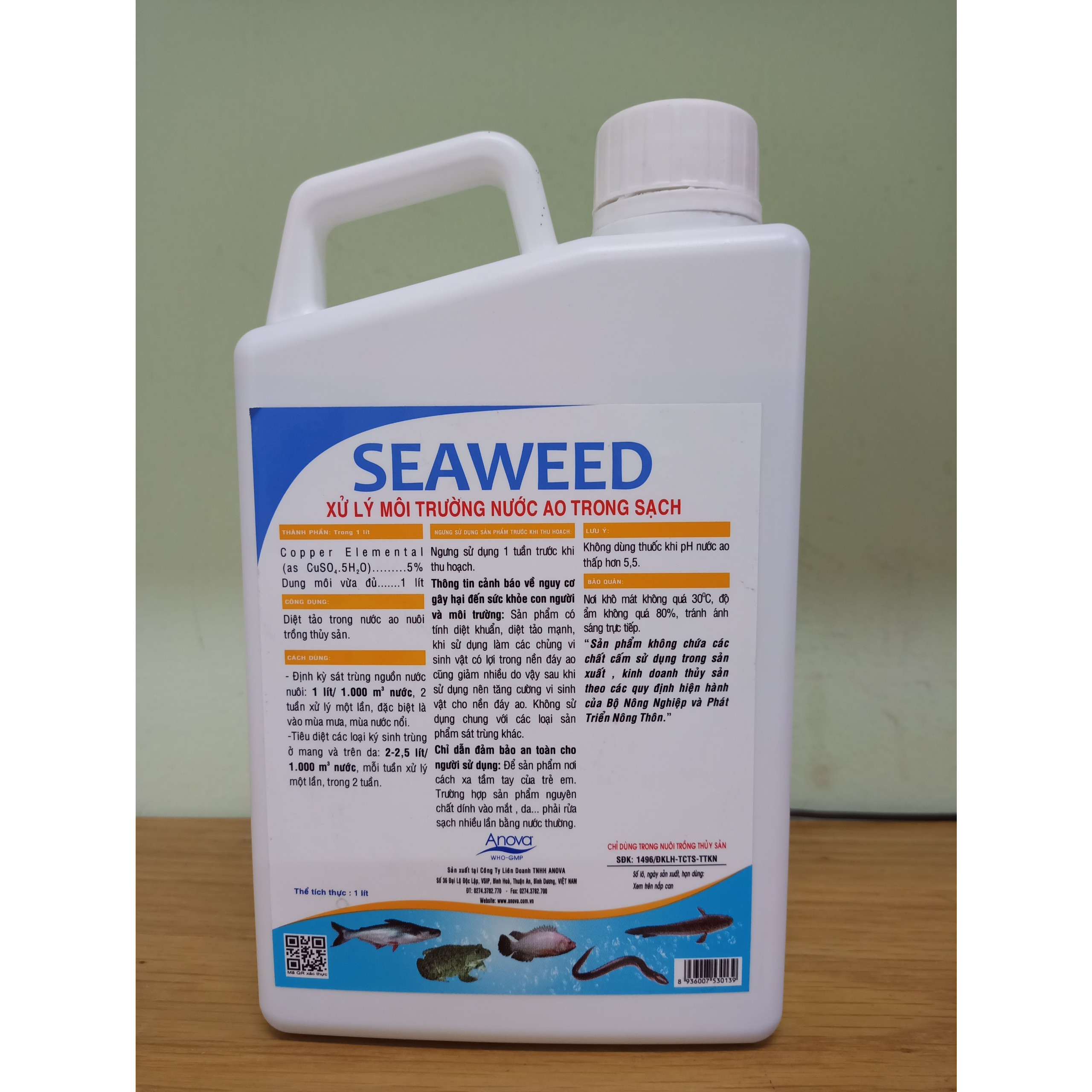 Thuốc diệt ngoại kí sinh cho cá Anova Seaweed