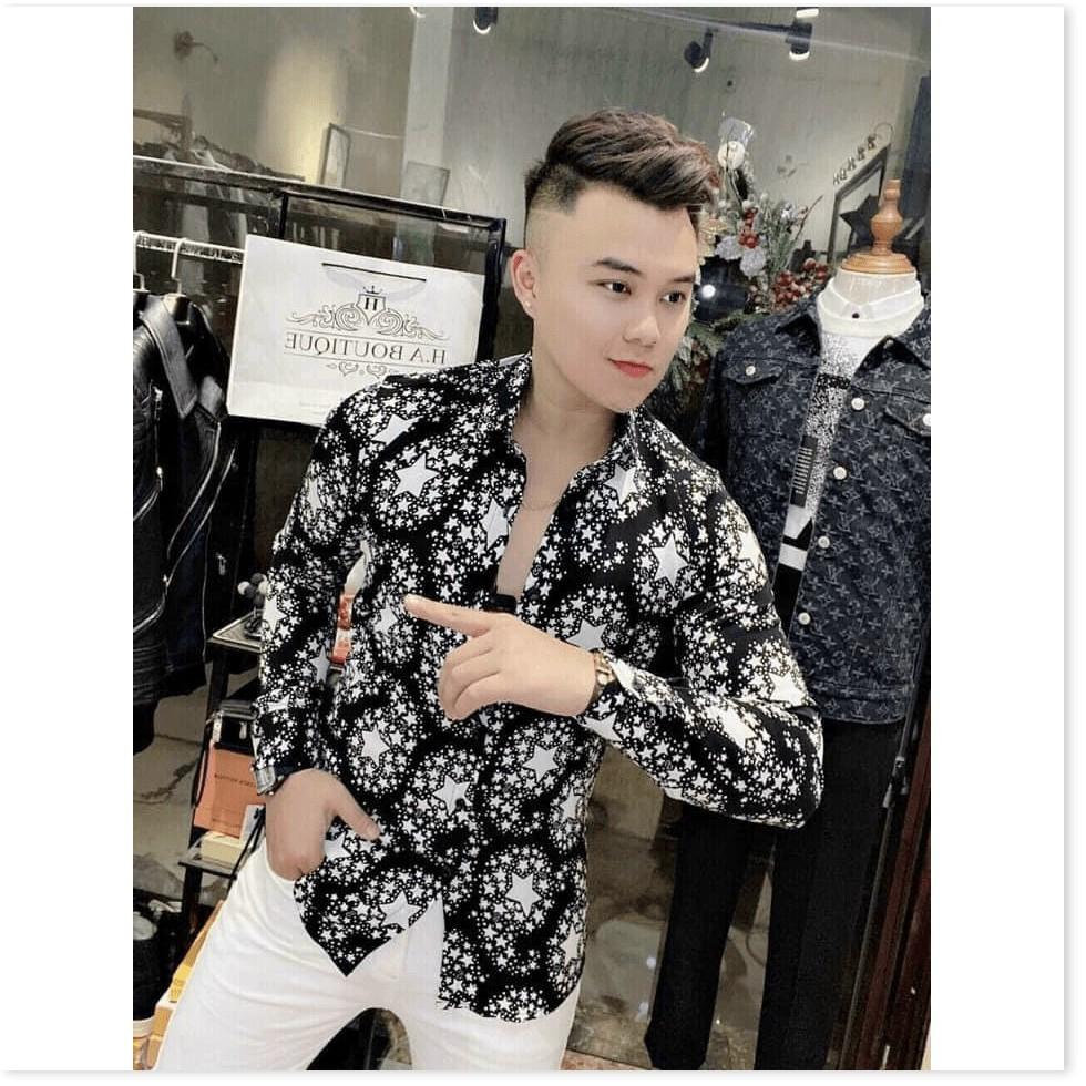 ÁO SƠ MI NAM TAY DÀI KẺ SỌC VÀ HỌA TIẾC MỚI NHẤT 2021 KHÁNH AN FASHION