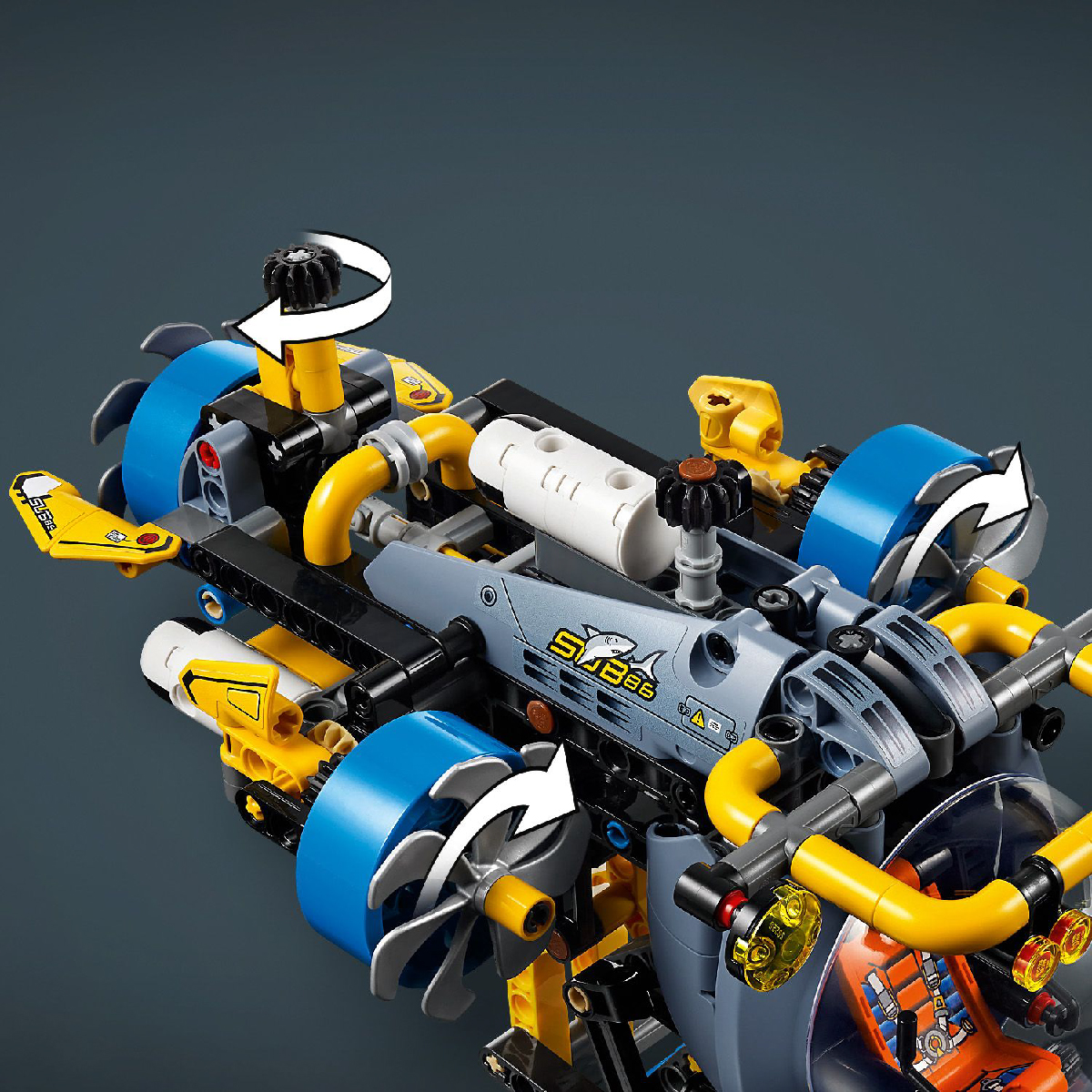 Đồ Chơi Lắp Ráp Tàu Ngầm Nghiên Cứu Biển Sâu LEGO TECHNIC 42201 (413 chi tiết)