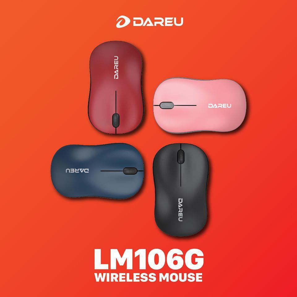 Chuột không dây dareu LM106G Hàng Chính Hãng