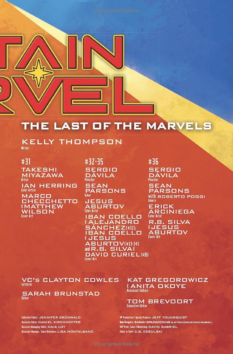 Captain Marvel Vol. 7: The Last Of The Marvels