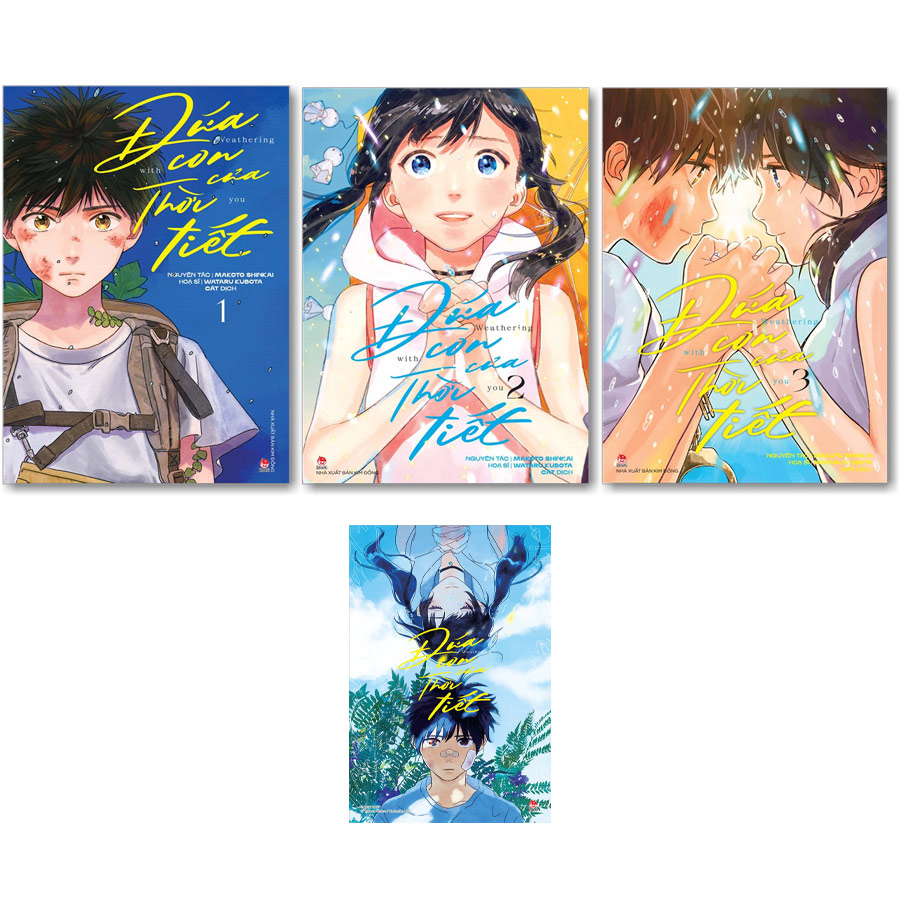 Boxset Manga Đứa Con Của Thời Tiết (3 Cuốn) [Tặng Kèm Postcard]