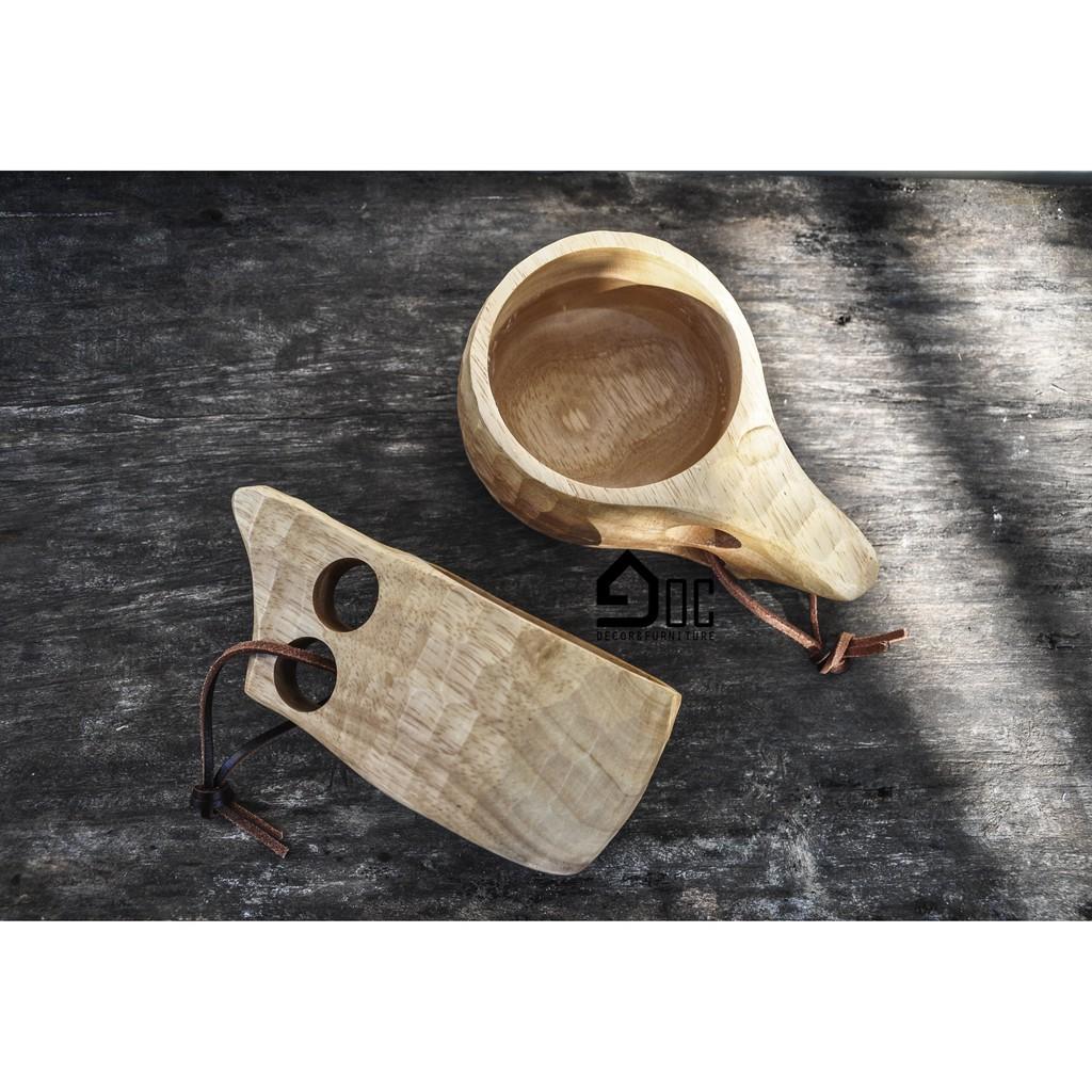 Cốc gỗ Kuksa Bushcraft