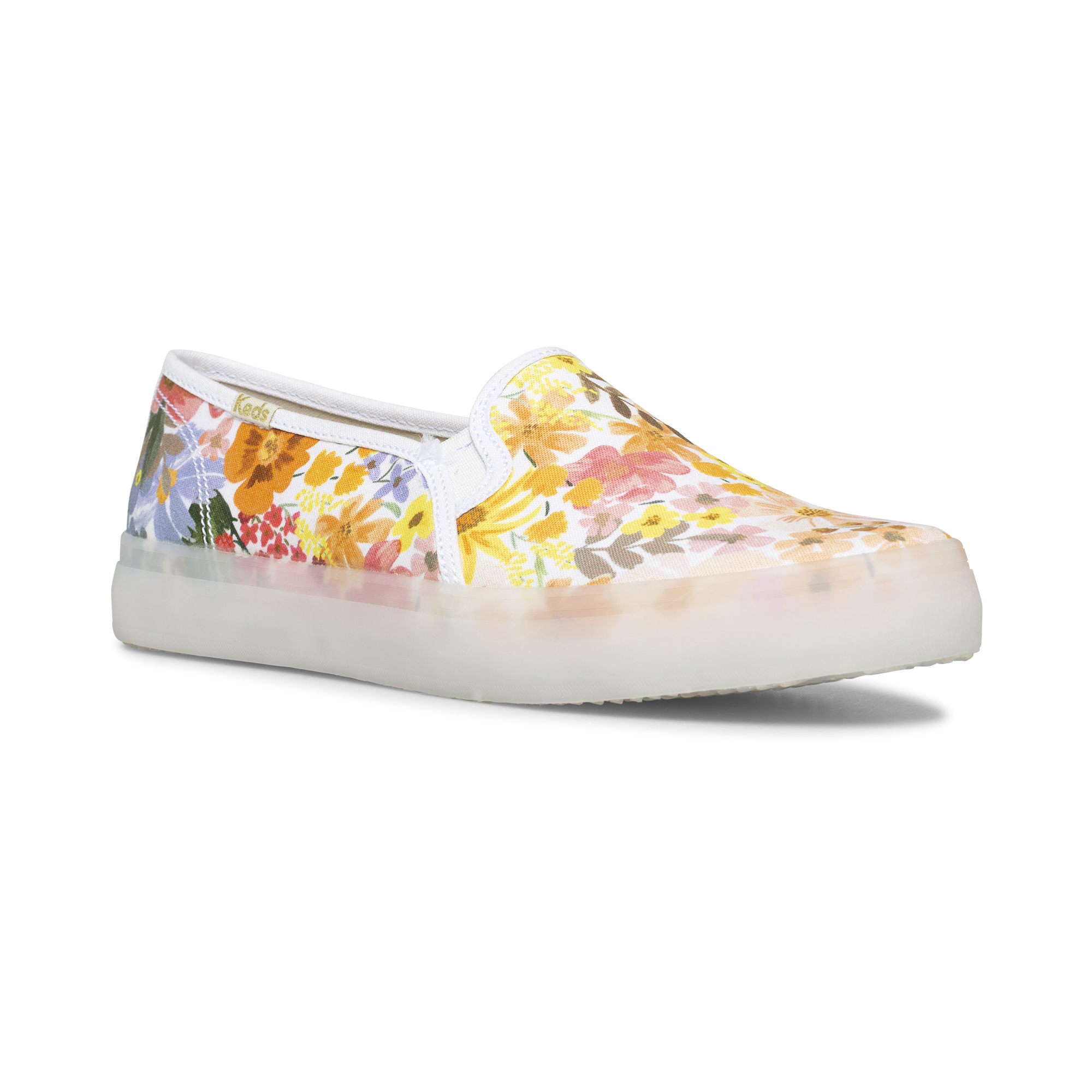 Giày Keds Nữ- Rifle Paper Co. Double Decker Marguerite Pink- KD066077