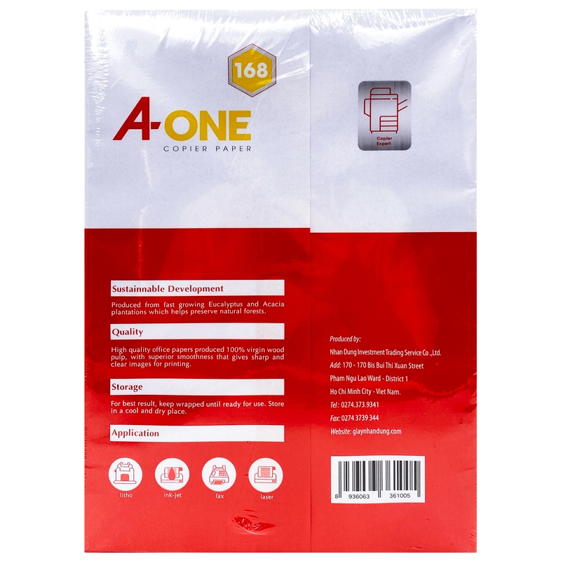 Giấy Photo A-One A4 70gsm (500 Tờ)