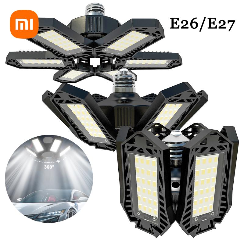 XIAOMI Industrial Lighting LED Garage Light Foldable Fan Blade Industrial Lighting Light Durable Garage Lamp For Workshop Garage