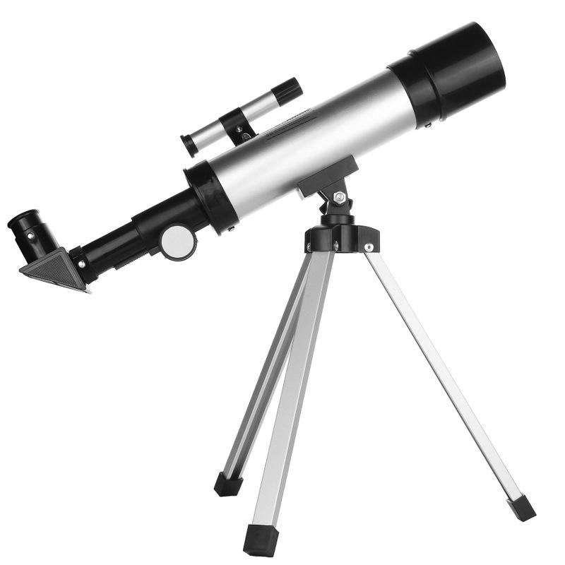 F36050 Astronomical Telescope for Kids and Beginners 90X Magnification Telescope with Finder Scope 2 Eyepieces and Tripod