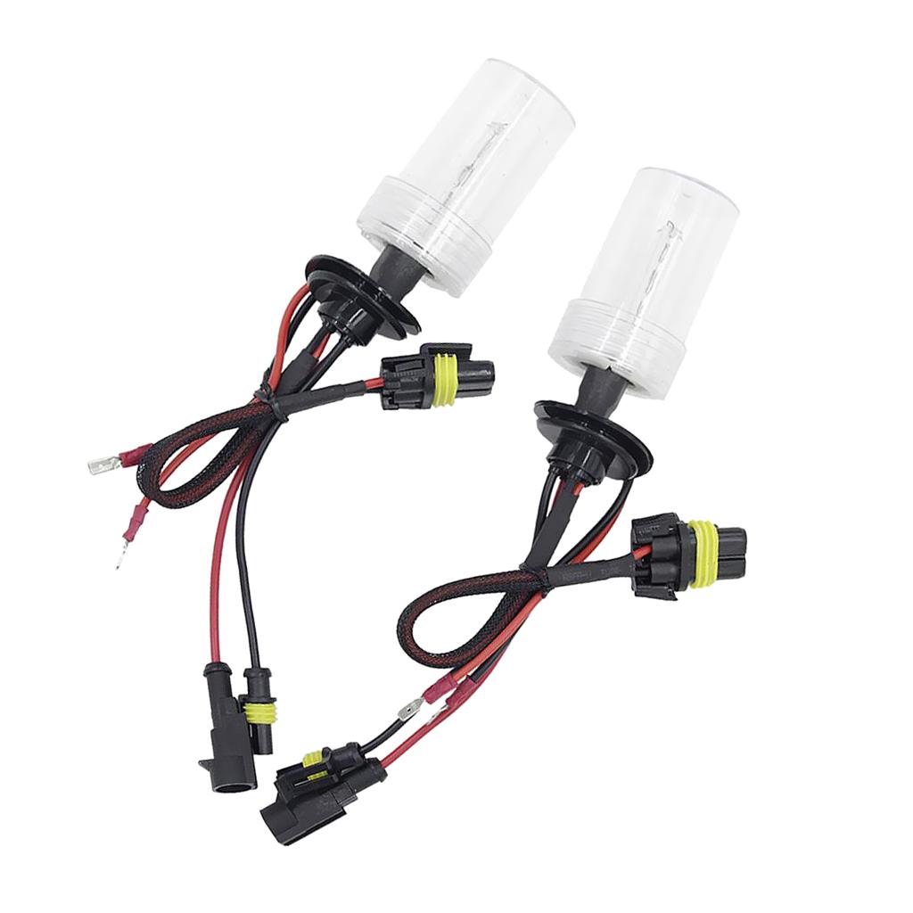 55W H1 12V DC High Power 360° Beam Angle Xenon HID Headlight Kit Set of 2