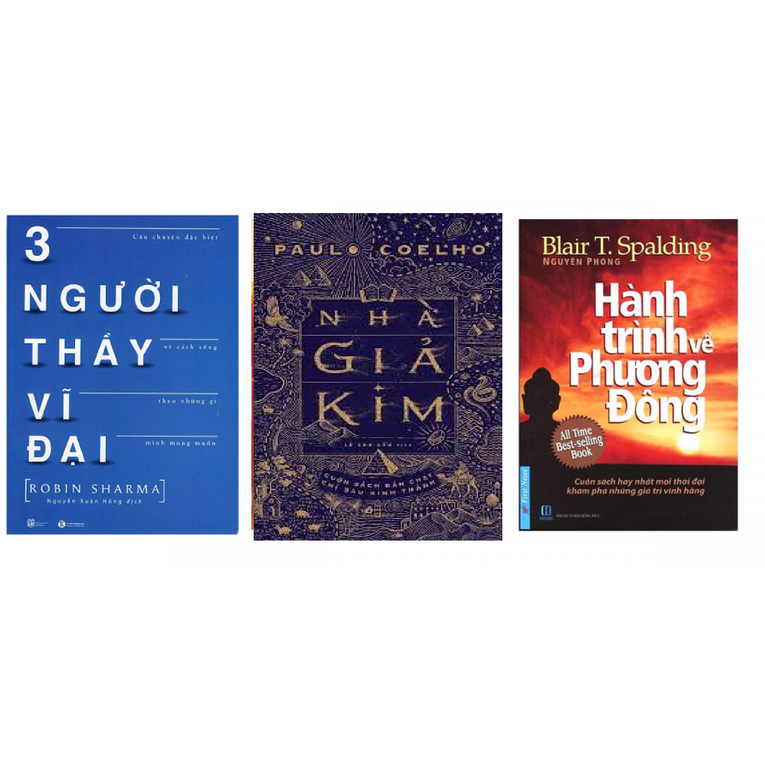 Combo nghệ thuật sôngs Ba người thầy vĩ đại, nhà giả kim và hành trình về phương đông tặng sổ tay vadata