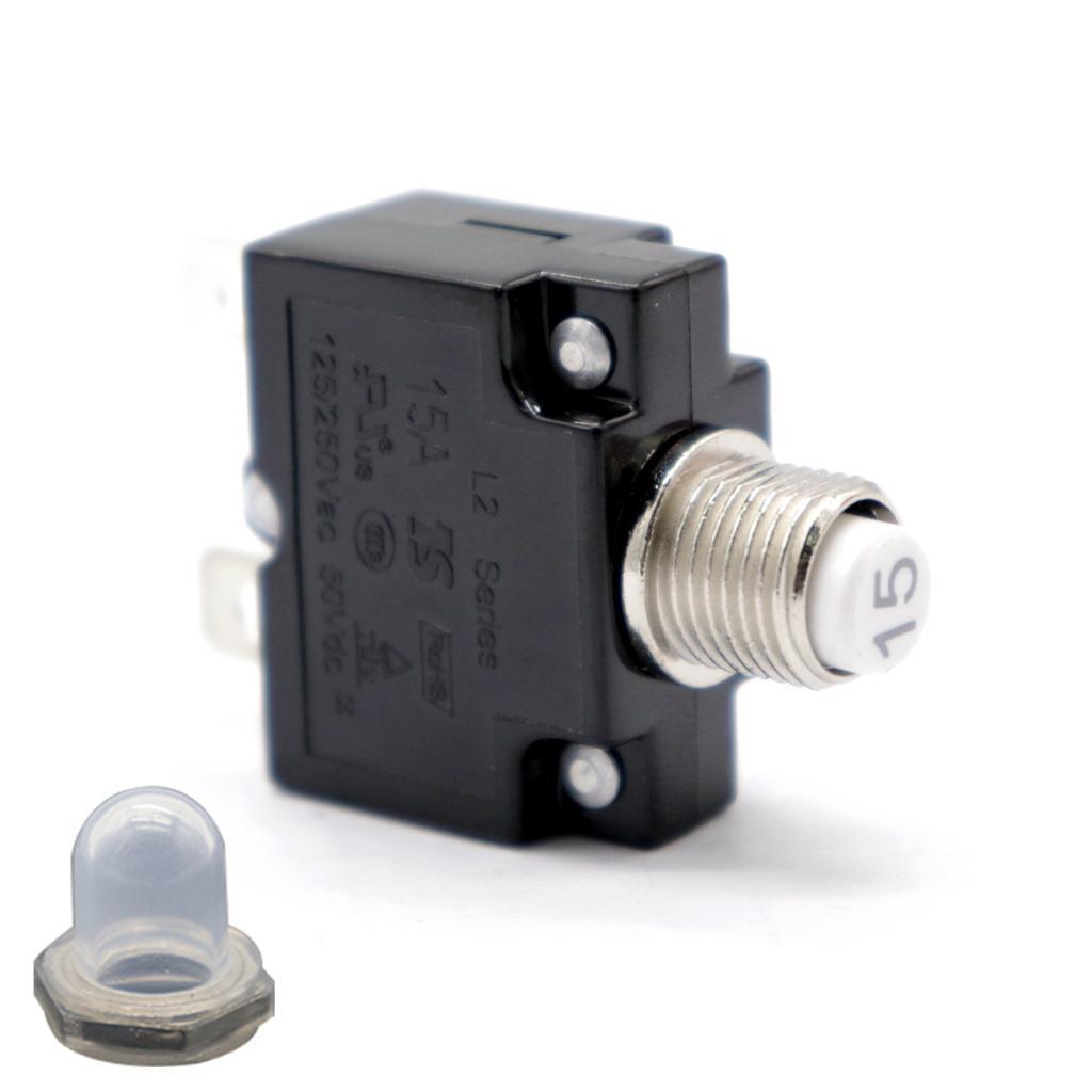 15Amp Circuit Breaker Thermal Breaker Thermal Protector Switch for