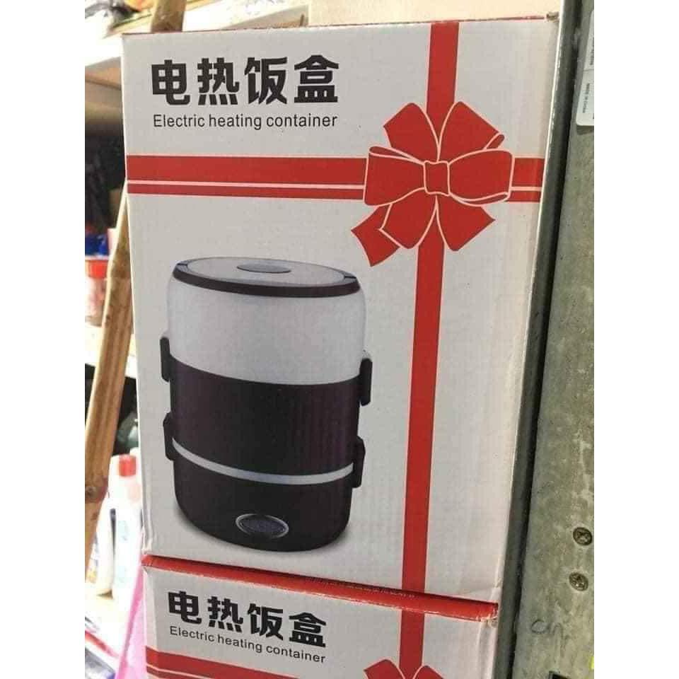 Hộp Cơm Hâm Nóng 3 Tầng Cắm Điện Inox - Cặp Lồng Cơm 3 Tầng Ủ Cơm Tự Động