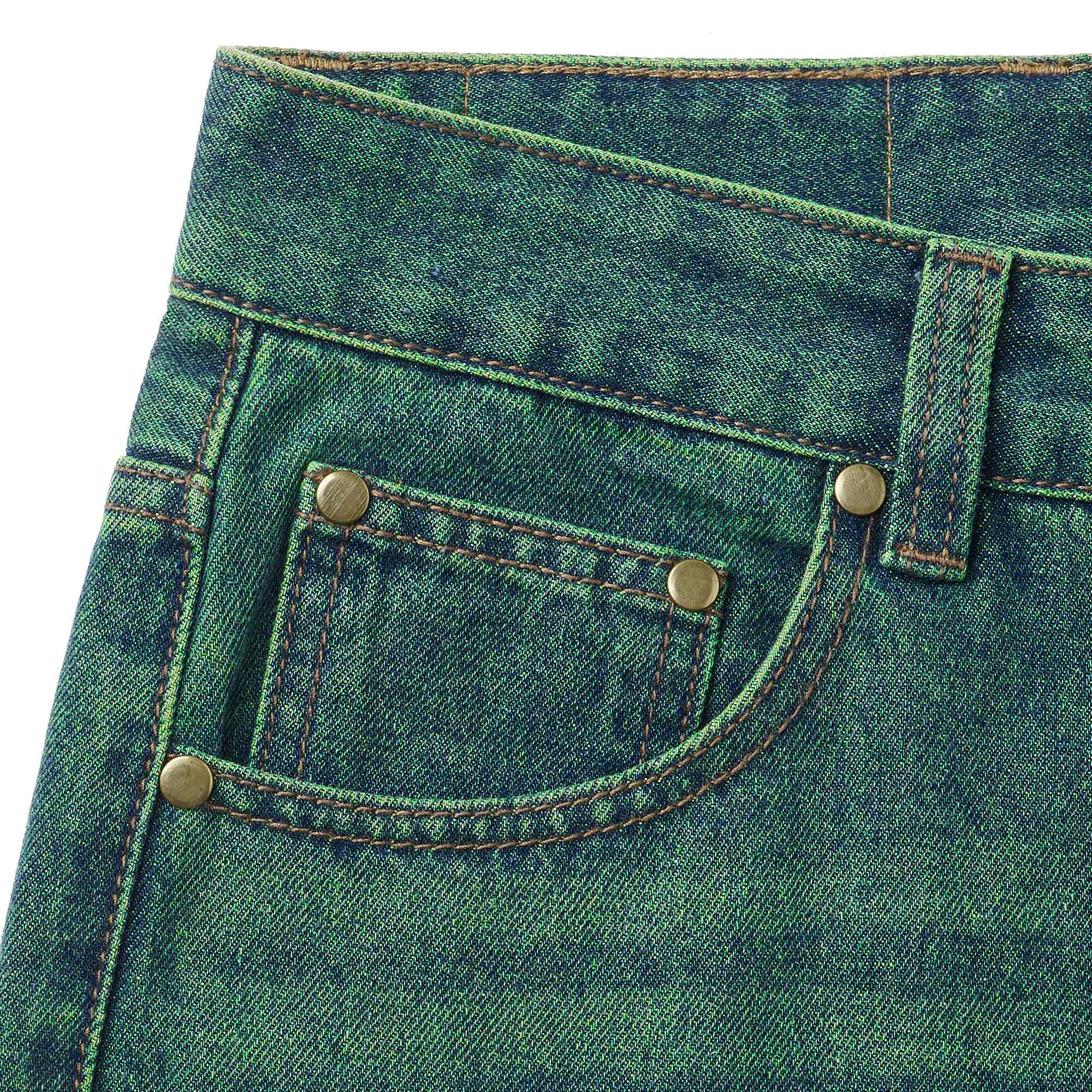 Quần DirtyCoins Baggy Jeans - Green Wash