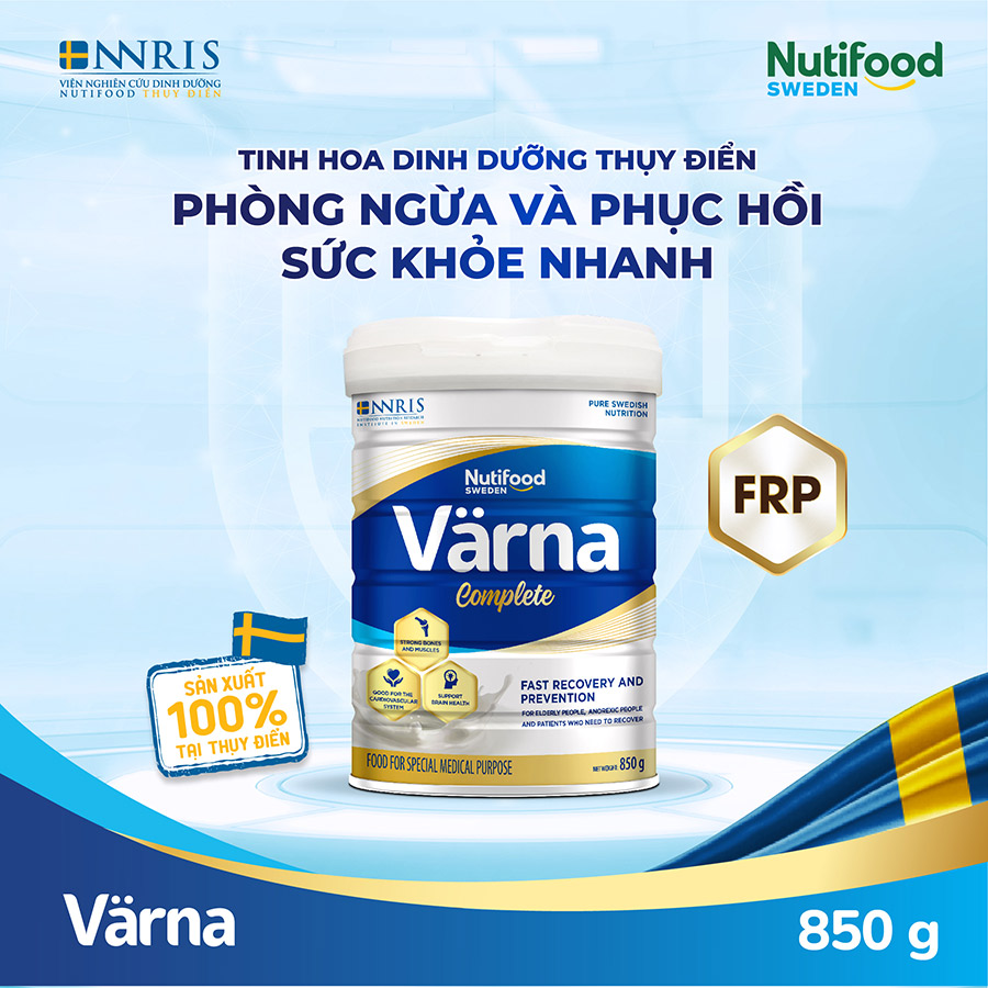 Sữa Bột Värna Complete lon 850g