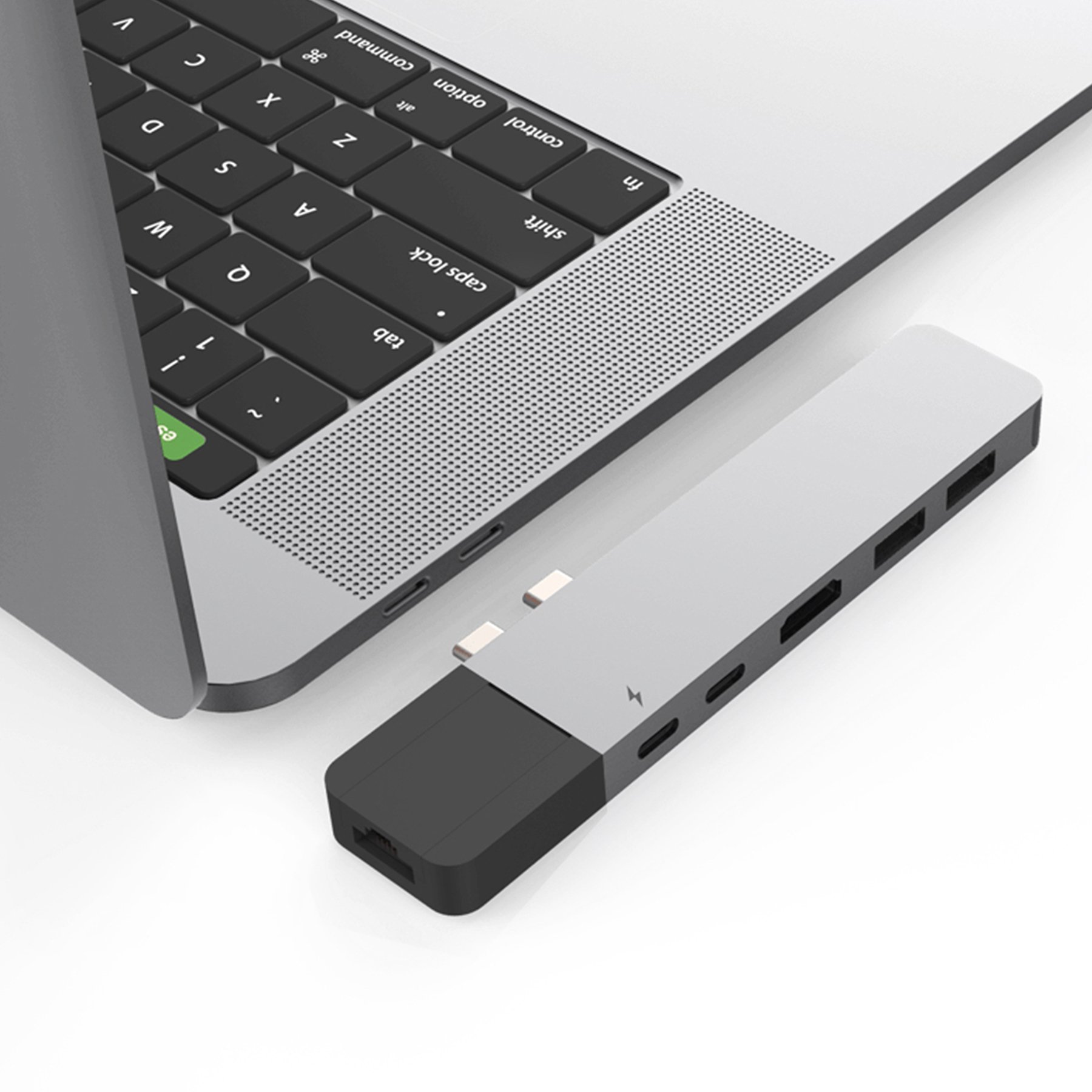 Cổng chuyển Hyper HyperDrive NET 6 in 2 USB-C Hub dành cho Macbook Pro 13" 15" 2016/2017/2018 - Hàng chính hãng