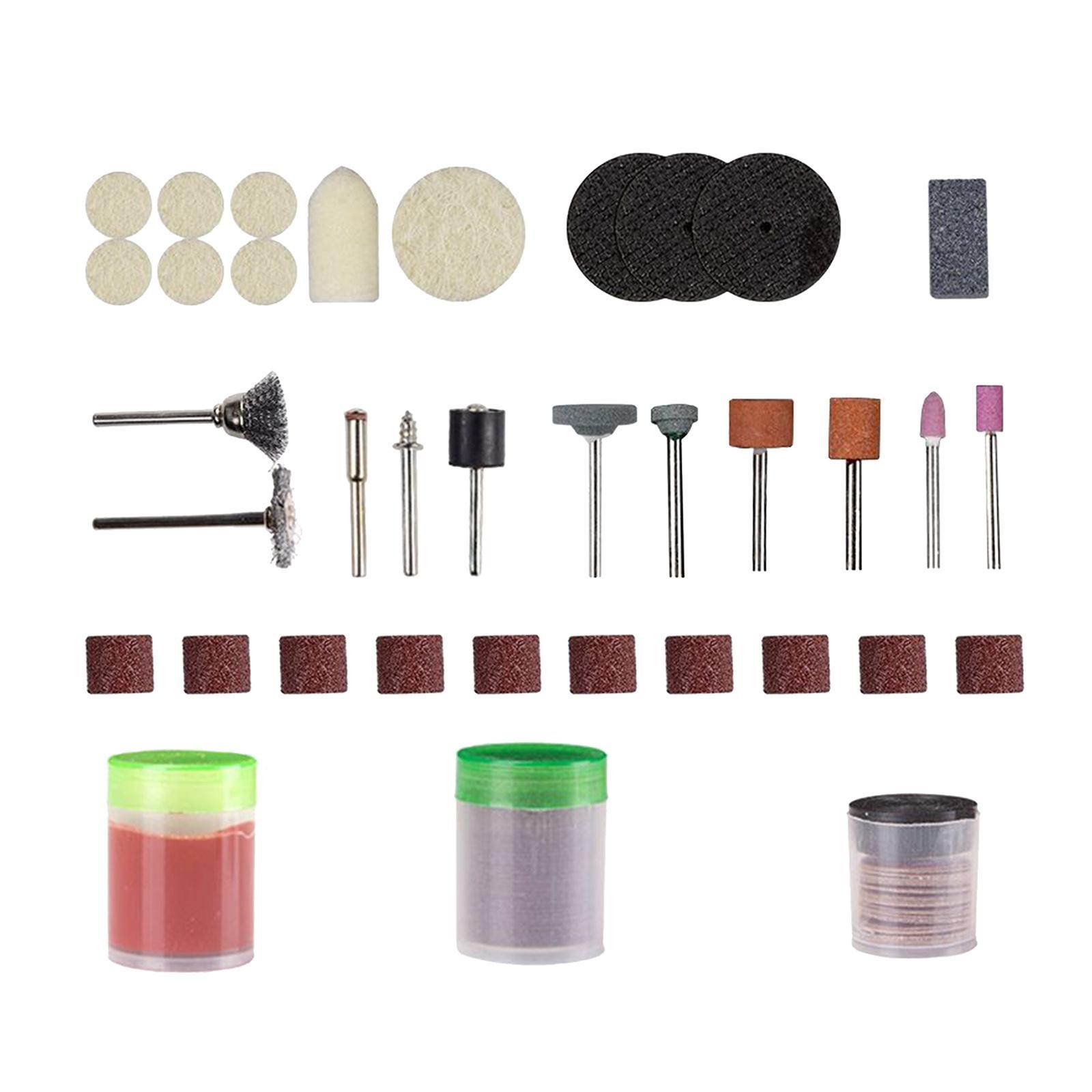 105Pcs Mini Rotary Tool Kit Electric Grinder Accessories Sanding Polishing