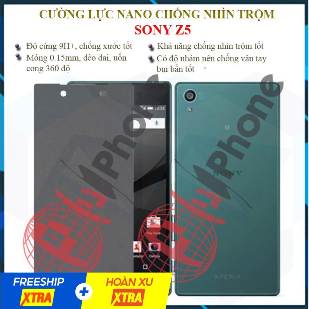 Dán chống nhìn trộm dành cho Sony Z5 - Dán cường lực dẻo nano