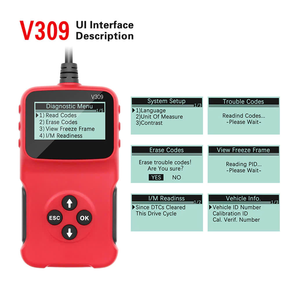 Máy Quét Đọc Mã Lỗi OBD2 Đa Năng V39 Chuẩn Đoán Tự Động: - Loại Tốt Cho Xe Hơi