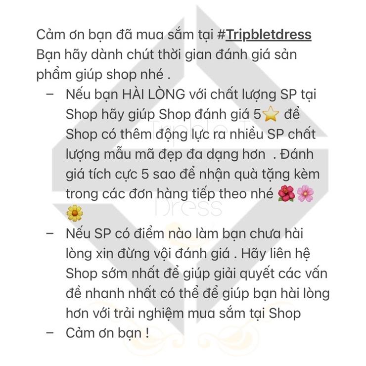 Cài tóc tiểu thư siêu dễ thương chất voan tơ óng TRIPBLE T DRESS