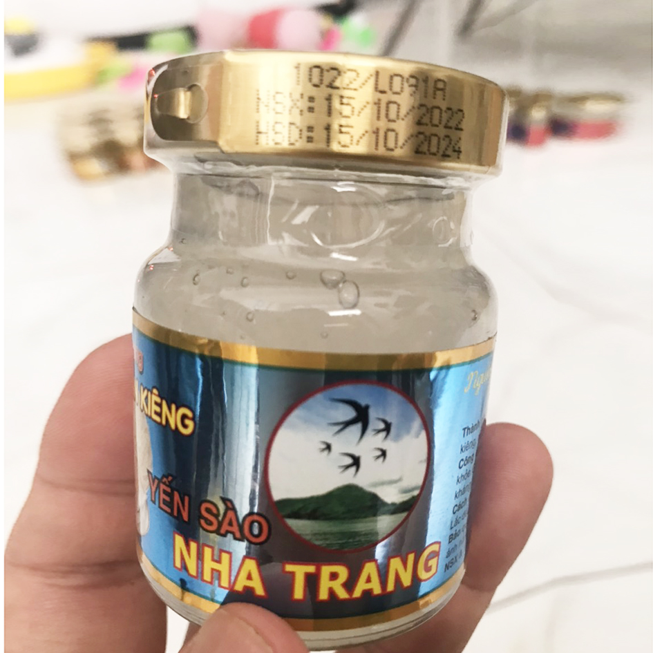 6 hủ x 70ml - YẾN SÀO NGUYÊN CHẤT 20% KHÁNH HÒA - chưng sẵng dành cho người ăn kiêng, Tiểu Đường - Tốt cho sức khỏe