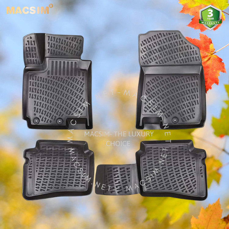 Thảm lót sàn ô tô nhựa TPU Silicon Hyundai I20 2014-2020 Nhãn hiệu Macsim