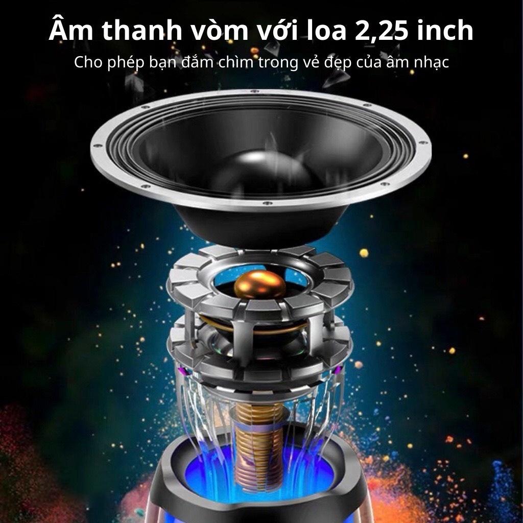 Loa Bluetooth Pluse 4 Có Đèn Led Theo Âm Nhạc Công Suất 20w 360 Độ Âm Thanh Chuẩn Bass Căng Đét Pin Cực Khoẻ