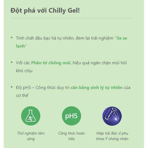 CHILLY dung dịch vệ sinh dành cho nữ