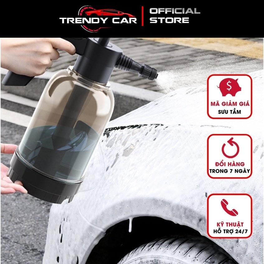 Bình Xịt Tạo Bọt Tuyết Rửa Xe Ô Tô , Xe Máy Bình Tưới Cây Cầm Tay Tiện Dụng Bọt Rửa Xe Không Chạm Cửa hàng nội thất ô tô