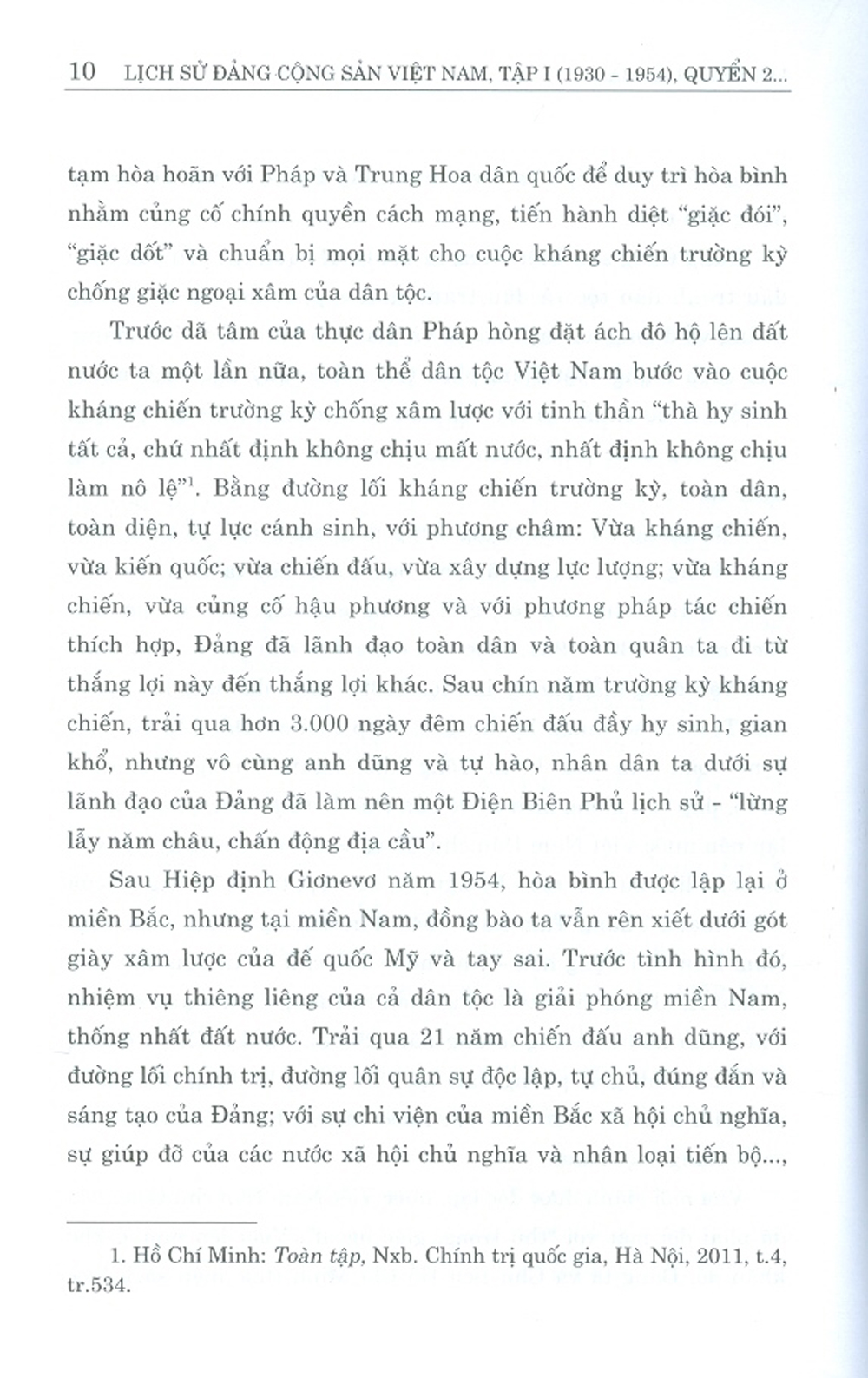 Lịch Sử Đảng Cộng Sản Việt Nam - Tập 1 (1930 - 1954) - Quyển 2 (1945 -1954) - Tái bản năm 2021