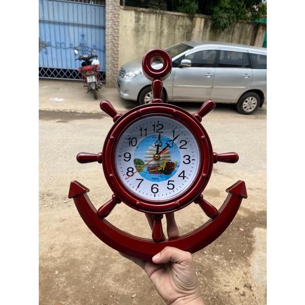 Đồng Hồ Treo Tường Mỏ Neo Trang Trí Phòng Phong Thủy