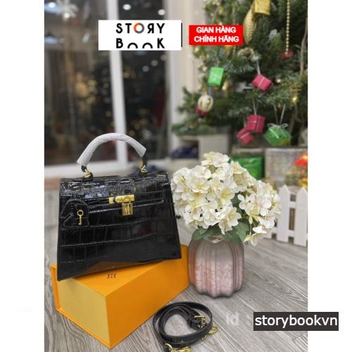 Túi xách tay dáng h.m size 19, 21 ,25 túi đeo chéo nữ tặng kèm khăn full box cực xinh