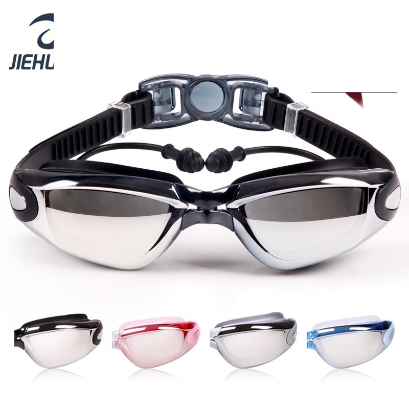 Kính Bơi và Nút Tai Chống Nước Chống Sương Mù xịn sò swim swiming, đồ bơi, quần áo bơi swimming goggles glass