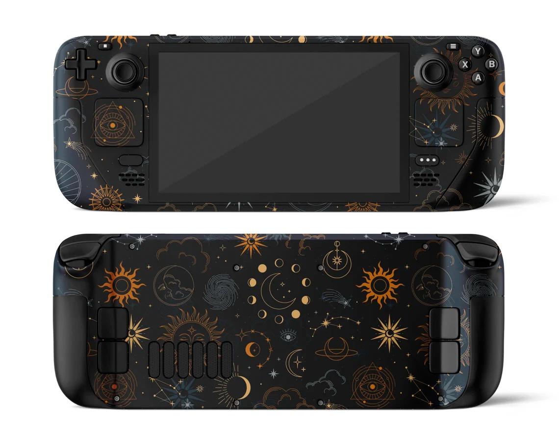 Skin decal dán Steam Deck mẫu Constellation Stargazing Night (dễ dán, đã cắt sẵn chuẩn theo khuôn máy)