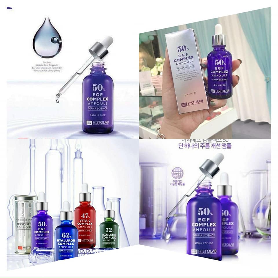 Serum Tinh Chất Tế Bào Gốc Trẻ Hóa Da Histolab 50% Egf Complex Ampoule Derma Science