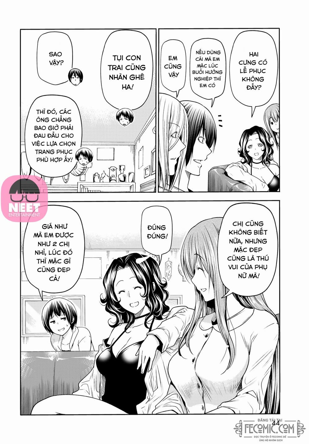 cô gái thích lặn - grand blue chapter 75 10