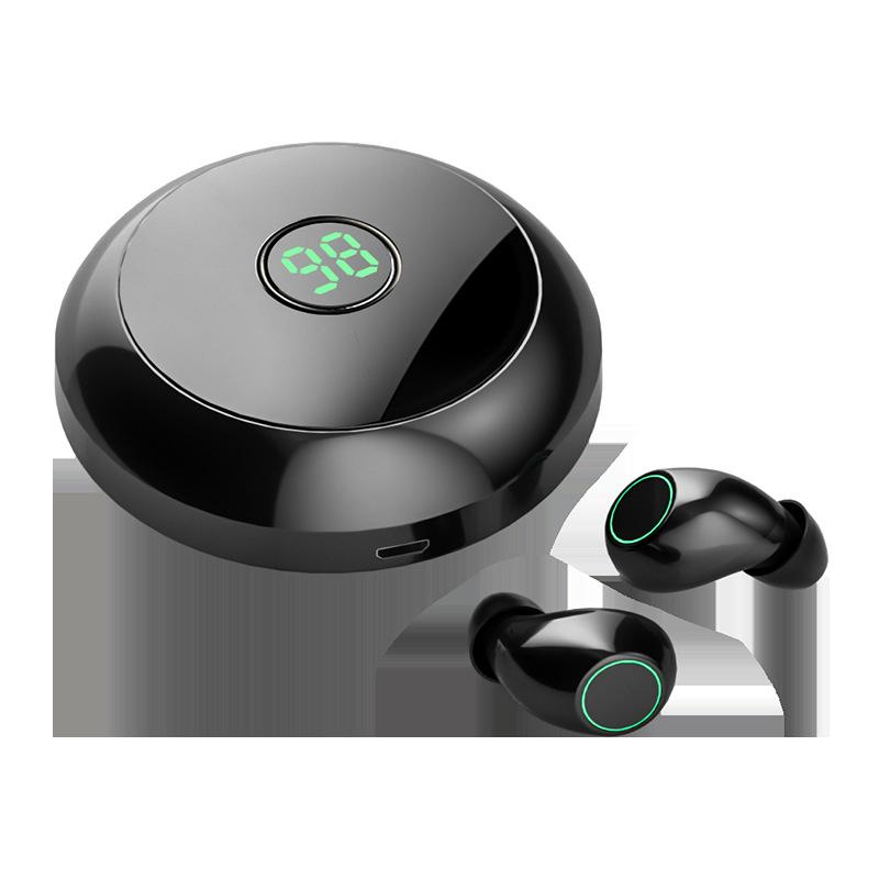 TWS Tai Nghe Nhét Tai Không Dây Bluetooth 5.0 Tai Nghe Tai Nghe Nhét Tai Thể Thao Tai Nghe Chống Thấm Nước Hình Tròn Box Sạc Cho Tất Cả Các Điện Thoại Thông Minh