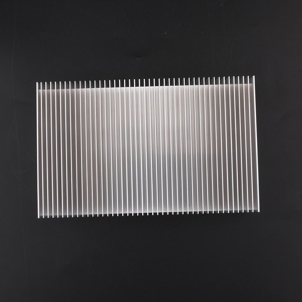 Heat Sink Cooling Fin for High Power LED Amplifier Transistor Device
