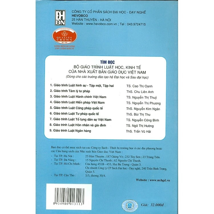 Sách - Giáo Trình Tội Phạm Học