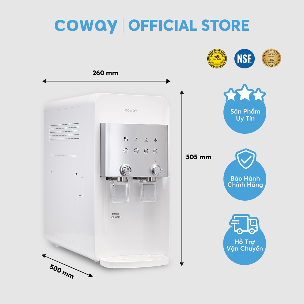 Thương hiệu: Coway Máy lọc nước nóng lạnh Coway Neo Plus CHP-264L - Hàng chính hãng