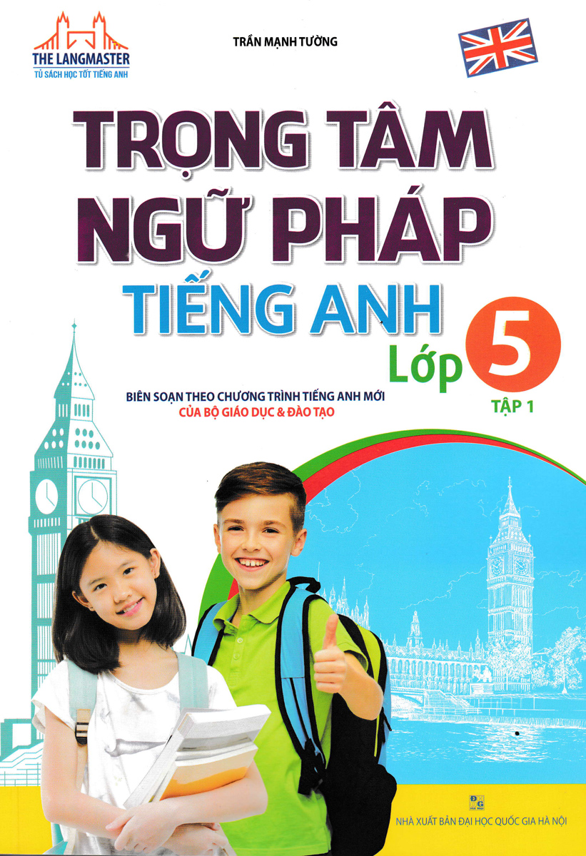 COMBO THE LANGMASTER - TRỌNG TÂM NGỮ PHÁP TIẾNG ANH LỚP 5 (BỘ 2 CUỐN) - MT