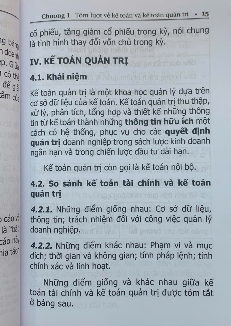 Kế toán quản trị giản lược