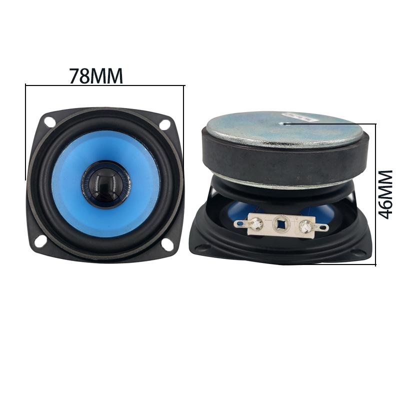 Tenghong 3 inch 78mm 4ohm 10W Đơn vị loa toàn diện