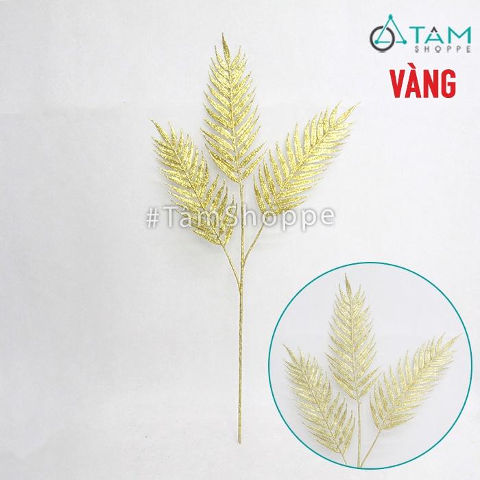 Cành lá dương xỉ vạn tuế giả phủ kim tuyến CHG-115