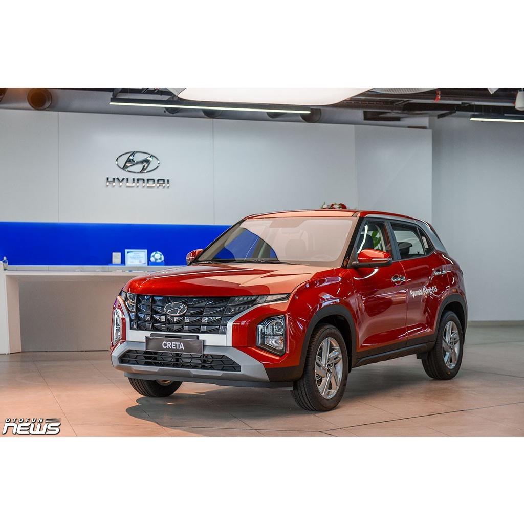 Lót cốp nhựa xe Hyundai Creta 2022+ - Mẫu có tai- Hàng không mùi, chống nước