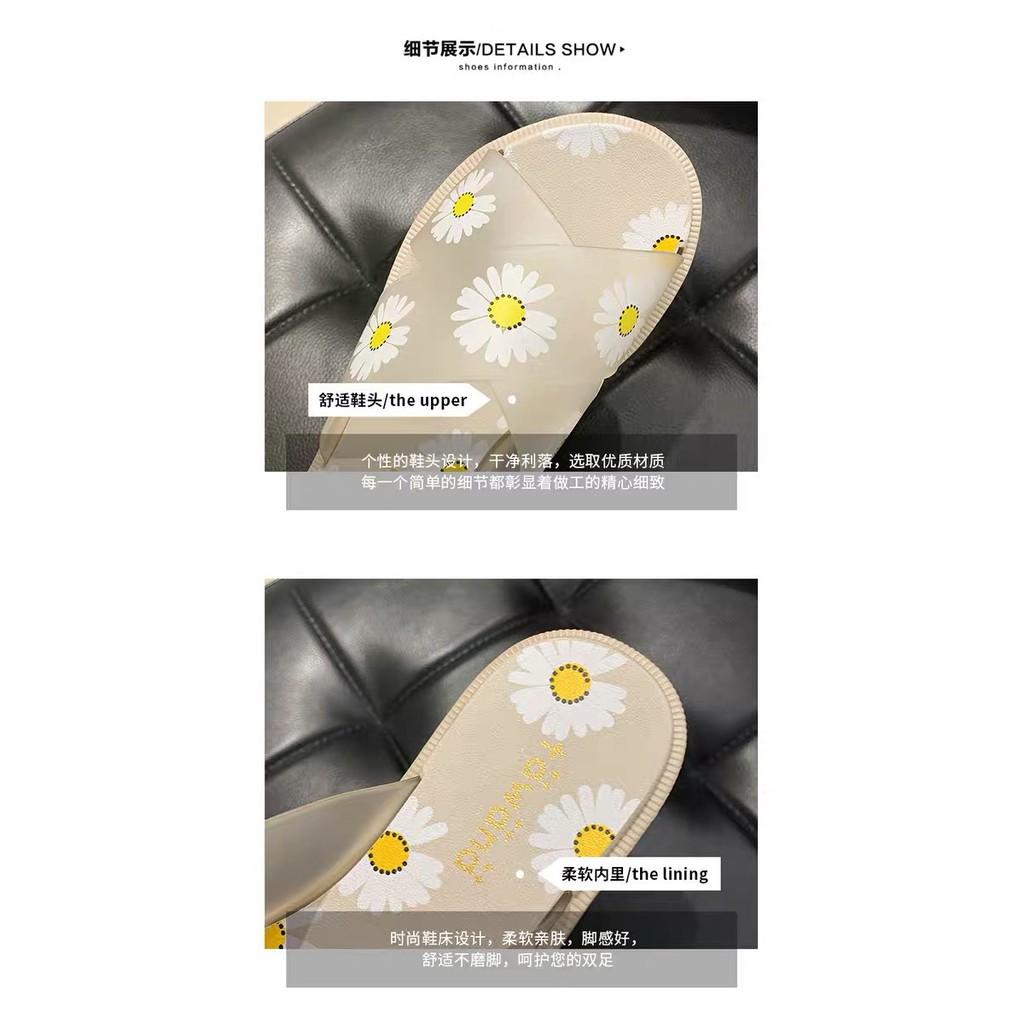 DÉP QUAI CHÉO HỌA TIẾT HOA XINH XẮN