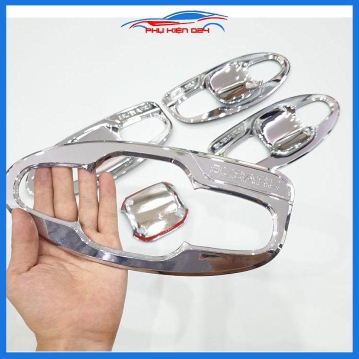 Ốp hõm mạ crom Subaru Forester 2020-2021 sáng bóng chống trầy bảo vệ cửa xe ô tô