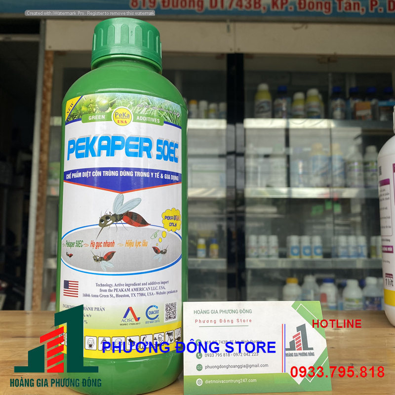 Thuốc diệt muỗi PEKAPER 50EC _chai 1 lít
