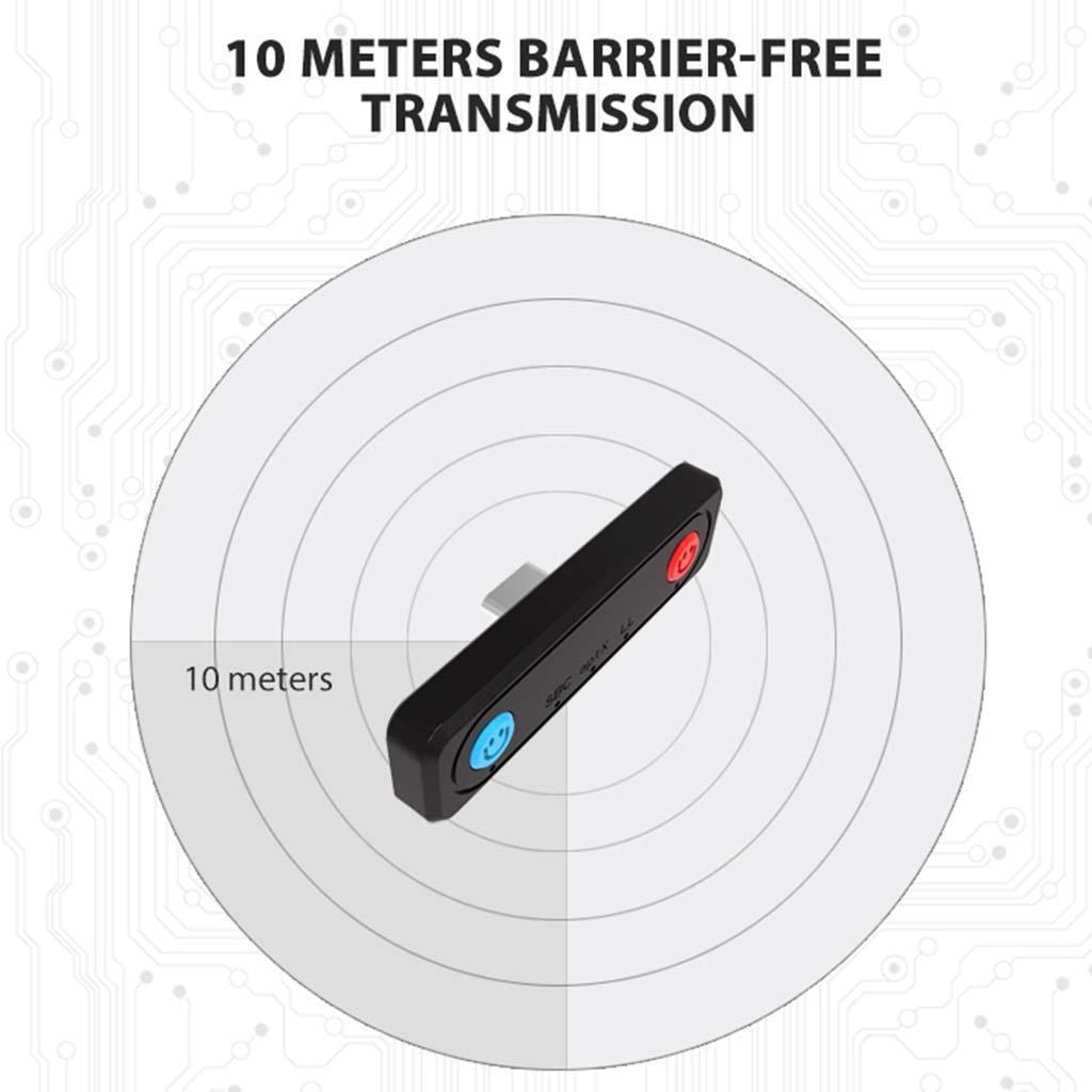Bluetooth Transmitter for Nintendo Switch/Switch Lite/PS4/PC Blue red