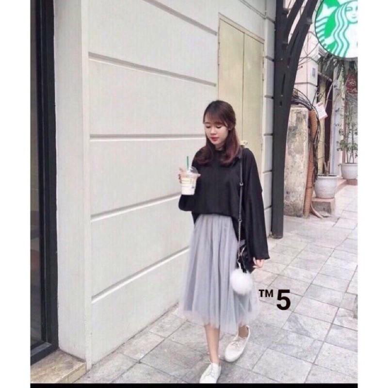 Chân váy lưới tutu 3 màu