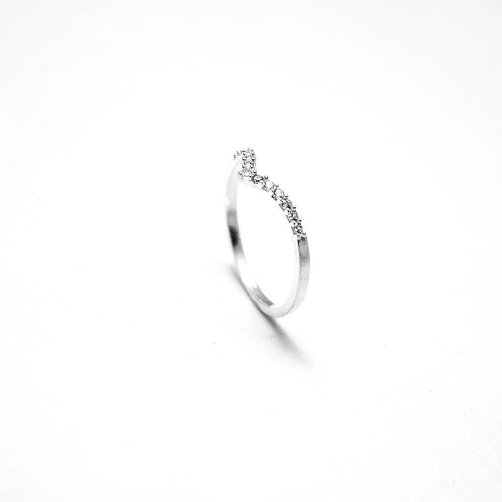 Nhẫn bạc nữ ATJ9038 , nhẫn nữ kiểu nguyệt quế đính đá ANTA Jewelry