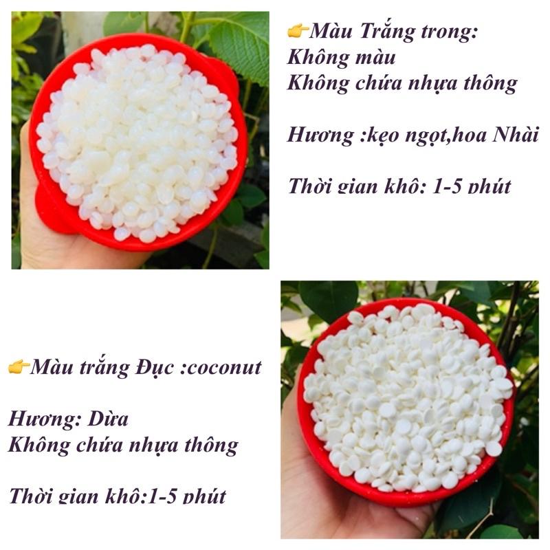 500gr Sáp siêu bám lông cho da nhạy cảm Sáp dừa hoặc Trắng trong